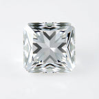 Moissanite 1PC Chunky 15x15 MM Square Faceted White Superior Man Made Loose Gemstone