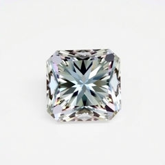 Moissanite 1PC Tiny 5x5 MM Square Faceted White Sparkling Man Made Gems