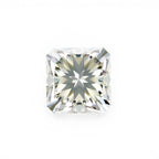 Moissanite 1PC Tiny 6x6 MM Square Faceted White Polished Man Made Loose Gems