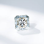 Moissanite 1PC Small 7x7 MM Square Faceted White Splendid Man Made Loose Gemstone