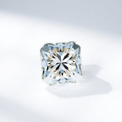 Moissanite 1PC Small 7x7 MM Square Faceted White Splendid Man Made Loose Gemstone