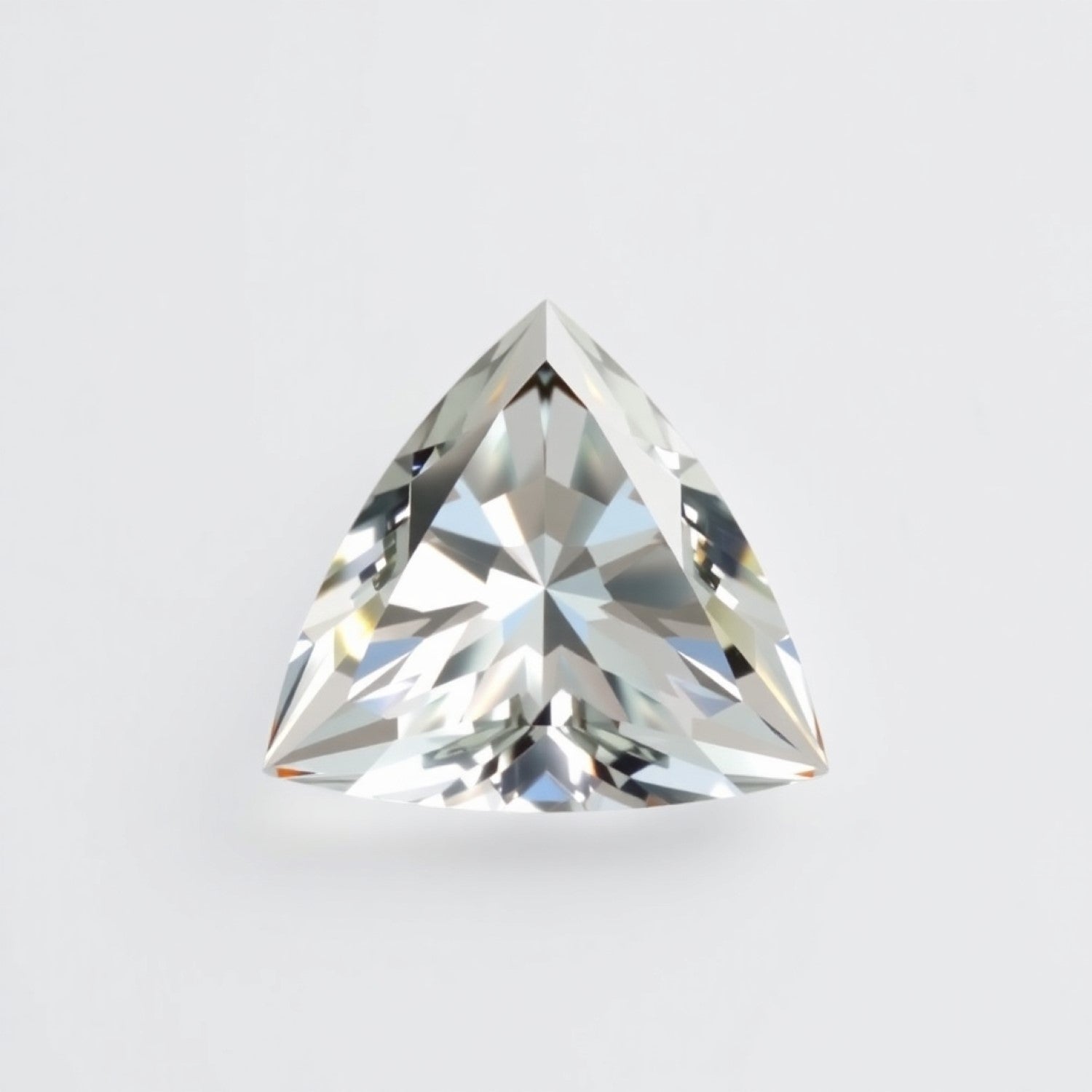 Moissanite 1PC Large 12x12 MM Triangle Faceted White High-Quality Man Made Loose Gemstones