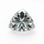 Moissanite 1PC Chunky 15x15 MM Triangle Faceted White Superior Man Made Loose Gemstone