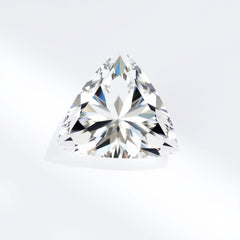 Moissanite 1PC Small 7x7 MM Triangle Faceted White Splendid Man Made Loose Gemstone