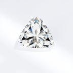 Moissanite 1PC Small 8x8 MM Triangle Faceted White Luster Man Made Loose Gemstones