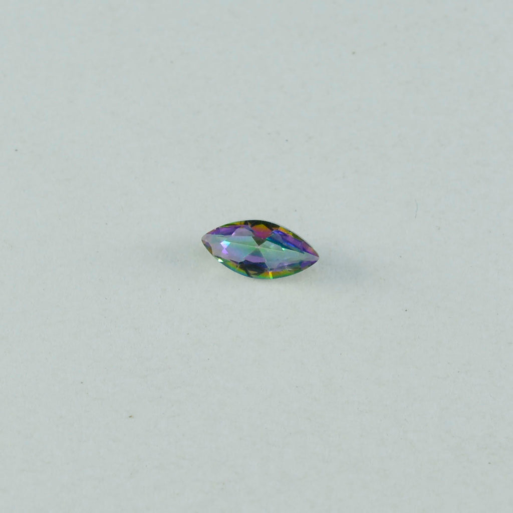 Mystic Quartz 1PC Large 8x16 MM Marquise Faceted Multicolor Shine Semi Precious Loose Gems