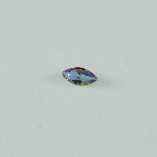 Mystic Quartz 1PC Large 8x16 MM Marquise Faceted Multicolor Shine Semi Precious Loose Gems