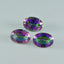 Mystic Quartz 1PC Tiny 4x6 MM Oval Faceted Multicolor Genuine Semi Precious Loose Gems