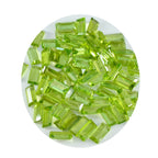 Peridot 1PC Large 8x16 MM Baguette Faceted Green Fine Semi Precious Gems