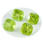 Peridot 1PC Small 7x7 MM Cushion Faceted Green Splendid Semi Precious Loose Gemstone