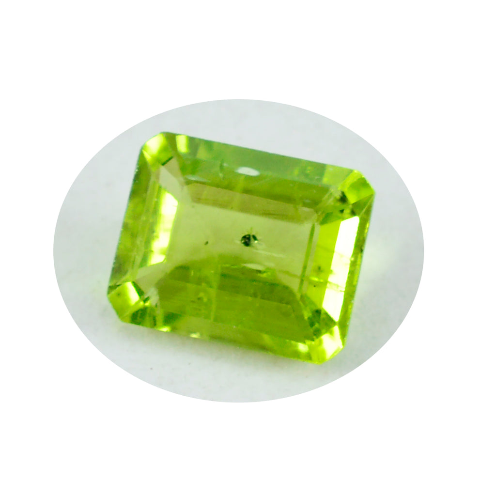 Peridot 1PC Chunky 13x18 MM Emerald Faceted Green Sparkling Semi Precious Gems