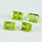 Peridot 1PC Large 8x12 MM Emerald Faceted Green Superior Semi Precious Gems