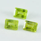 Peridot 1PC Large 8x12 MM Emerald Faceted Green Superior Semi Precious Gems