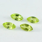 Peridot 1PC Tiny 4x8 MM Marquise Faceted Green Superior Semi Precious Loose Gemstone