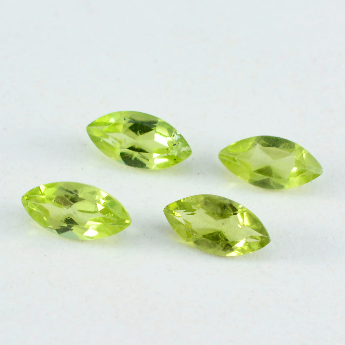Peridot 1PC Tiny 4x8 MM Marquise Faceted Green Superior Semi Precious Loose Gemstone