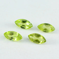Peridot 1PC Tiny 4x8 MM Marquise Faceted Green Superior Semi Precious Loose Gemstone