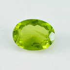 Peridot 1PC Chunky 13x18 MM Oval Faceted Green Natural Semi Precious Gems