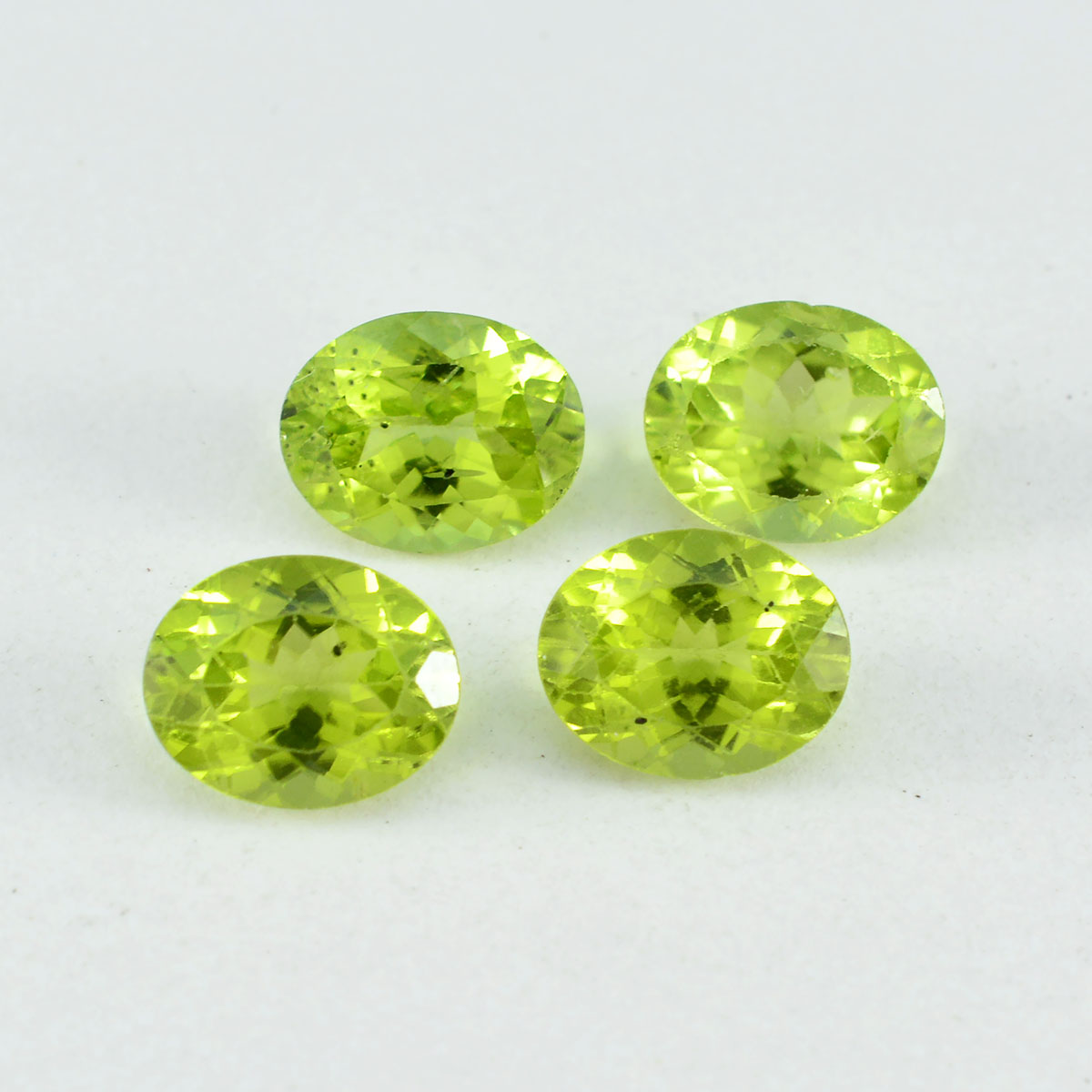 Peridot 1PC Tiny 5x7 MM Oval Faceted Green Pure Semi Precious Loose Gems