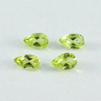 Peridot 1PC Medium 7x10 MM Pear Faceted Green Pure Semi Precious Loose Gemstones