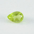 Peridot 1PC Tiny 5x7 MM Pear Faceted Green High Quality Semi Precious Loose Gemstones