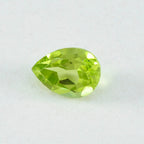 Peridot 1PC Large 10x12 MM Pear Faceted Green Polished Semi Precious Loose Gemstones