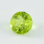 Peridot 1PC Tiny 5x5 MM Round Faceted Green Sparkling Semi Precious Gems