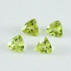 Peridot 1PC Small 7x7 MM Triangle Faceted Green Splendid Semi Precious Loose Gemstone