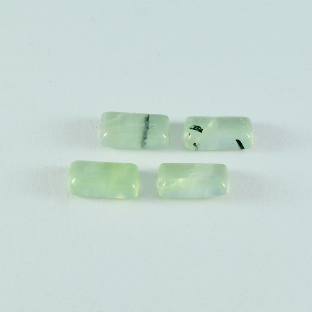 Prehnite 1PC Large 8x16 MM Baguette Cabochon Green Fine semi Precious Gems