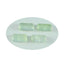Prehnite 1PC Small 5x10 MM Baguette Cabochon Green Luster semi Precious Loose Gemstones