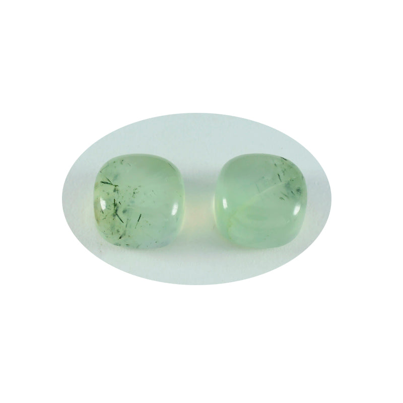 Prehnite 10PC Tiny 5x5 MM Cushion Cabochon Green Genuine semi Precious Loose Gems Main image