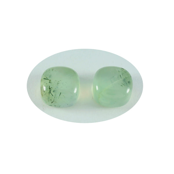 Prehnite 10PC Tiny 5x5 MM Cushion Cabochon Green Genuine semi Precious Loose Gems