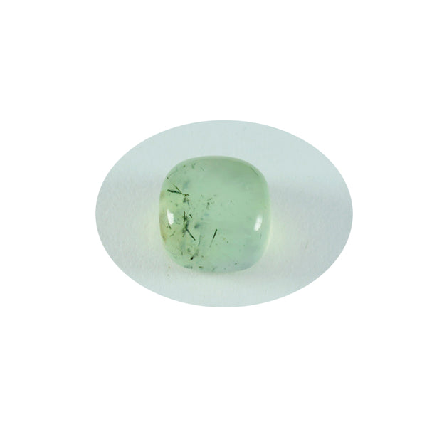 Prehnite 1PC Tiny 6x6 MM Cushion Cabochon Green Superior semi Precious Loose Gemstone