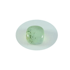 Prehnite 1PC Tiny 6x6 MM Cushion Cabochon Green Superior semi Precious Loose Gemstone