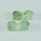 Prehnite 1PC Tiny 6x6 MM Cushion Cabochon Green Superior semi Precious Loose Gemstone
