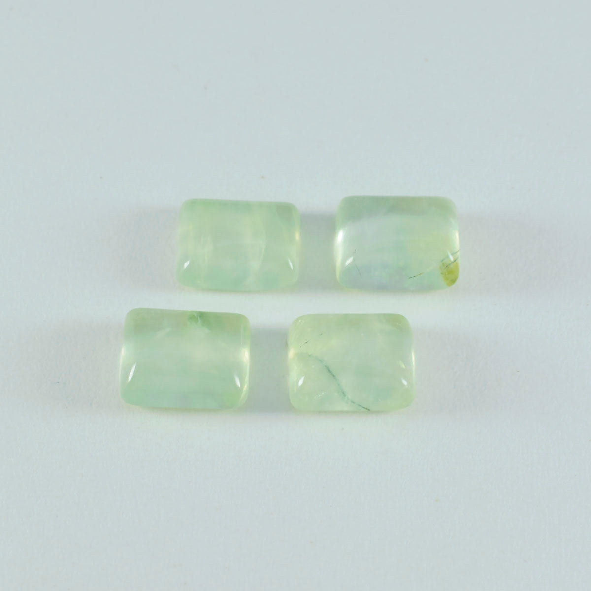 Prehnite 1PC Large 10x12 MM Emerald Cabochon Green Natural semi Precious Semi Precious Gemstone