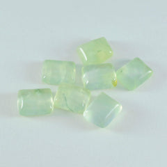 Prehnite 1PC Large 9x11 MM Emerald Cabochon Green Fine semi Precious Loose Gemstone