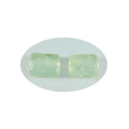 Prehnite 1PC Medium 8x10 MM Emerald Cabochon Green Shine semi Precious Loose Gems