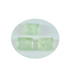 Prehnite 1PC Large 9x11 MM Emerald Cabochon Green Fine semi Precious Loose Gemstone