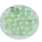 Prehnite 1PC Small 7x7 MM Heart Cabochon Green Fine semi Precious Semi Precious Gemstone