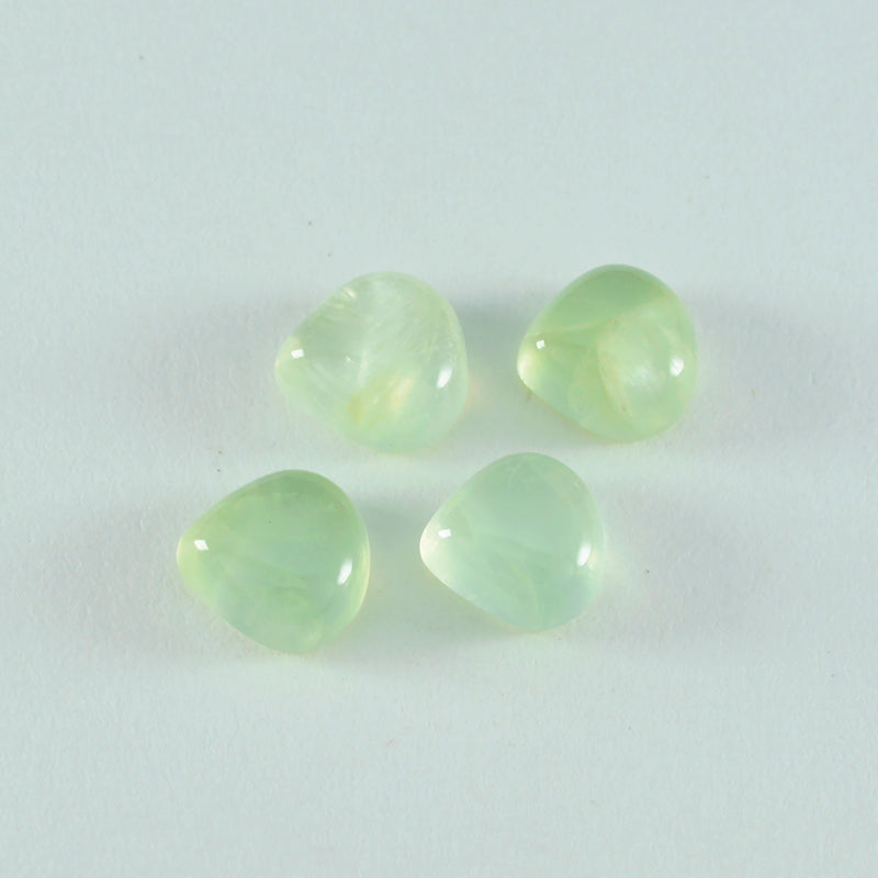 Prehnite 1PC Small 8x8 MM Heart Cabochon Green High Quality semi Precious Precious Gemstone