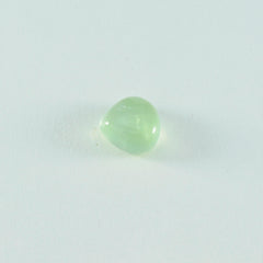 Prehnite 1PC Medium 9x9 MM Heart Cabochon Green Natural semi Precious Gems