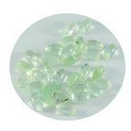 Prehnite 10PC Tiny 3x6 MM Marquise  Cabochon Green Shine semi Precious Loose Gems