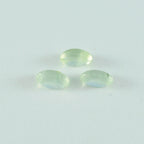 Prehnite 1PC Small 6x12 MM Marquise  Cabochon Green Natural semi Precious Semi Precious Gemstone