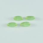 Prehnite 1PC Medium 7x14 MM Marquise  Cabochon Green Genuine semi Precious Precious Gemstone