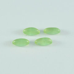Prehnite 1PC Medium 7x14 MM Marquise  Cabochon Green Genuine semi Precious Precious Gemstone