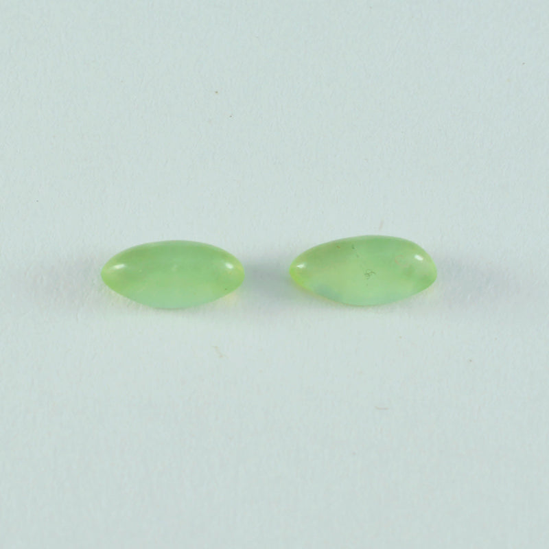 Prehnite 1PC Large 8x16 MM Marquise  Cabochon Green Superior semi Precious Gems
