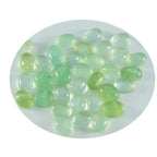 Prehnite 1PC Small 6x8 MM Oval Cabochon Green Fine semi Precious Gems