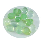 Prehnite 1PC Small 7x9 MM Oval Cabochon Green Natural semi Precious Loose Gemstone