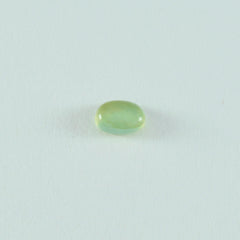 Prehnite 10PC Tiny 4x6 MM Oval Cabochon Green Lustrous semi Precious Semi Precious Gemstone