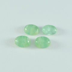 Prehnite 1PC Medium 8x10 MM Oval Cabochon Green Superior semi Precious Semi Precious Gemstone